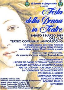 festa della donna in teatro