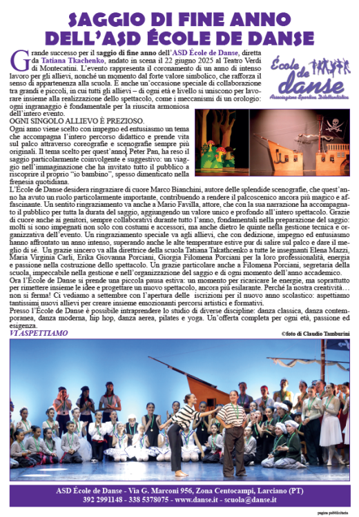 Articolo mensile orizzonti 2025