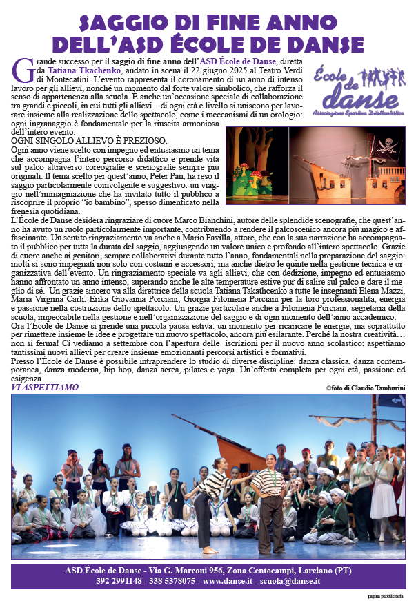 Articolo mensile orizzonti 2025